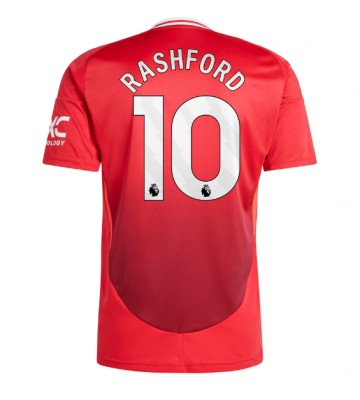 Manchester United Marcus Rashford #10 Replika Hjemmebanetrøje 2024-25 Kortærmet